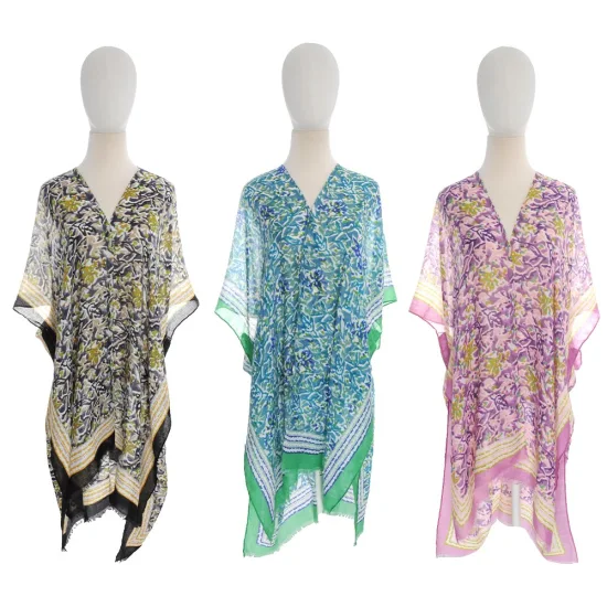 Novo design de marca senhora moda poncho capa colorida lenço xale feminino